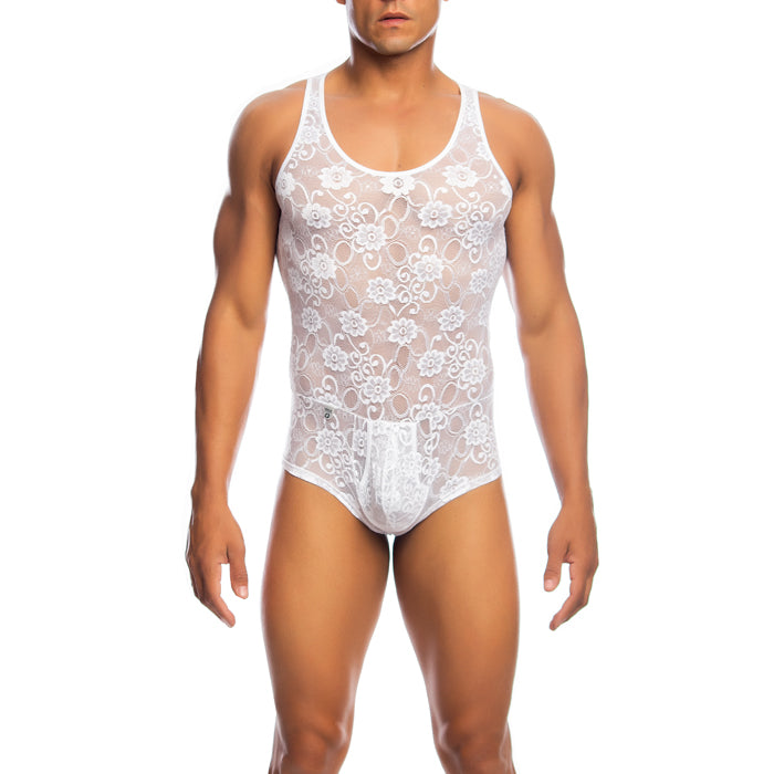 Mob Spitzen-Bodysuit für Herren