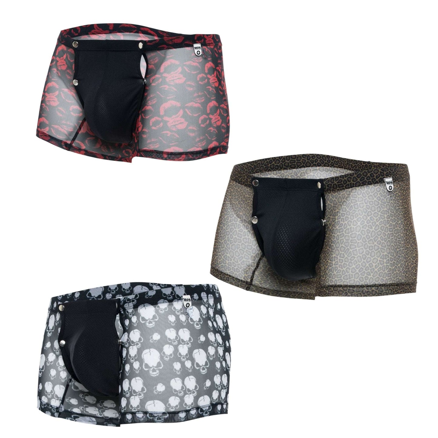 Mob Herren Boxershorts Tull Pouch Print