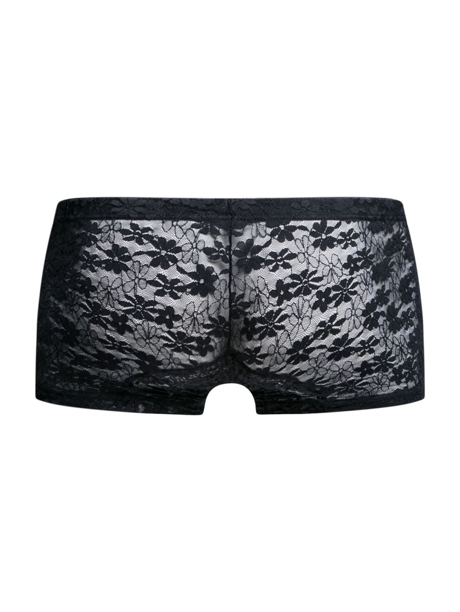 MaleBasics MBL78 Lace Trunks Farbe Schwarz Spitze