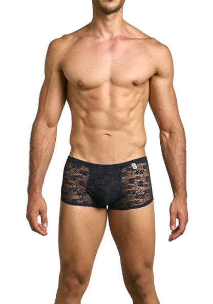MaleBasics MBL84 Caleçons Classiques à Poche Couleur Noir Dentelle