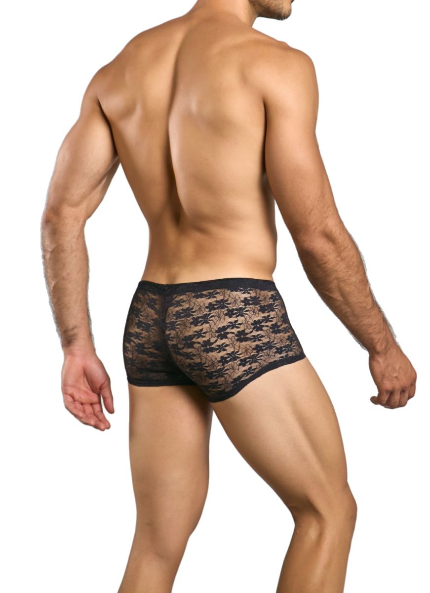 MaleBasics MBL84 Caleçons Classiques à Poche Couleur Noir Dentelle