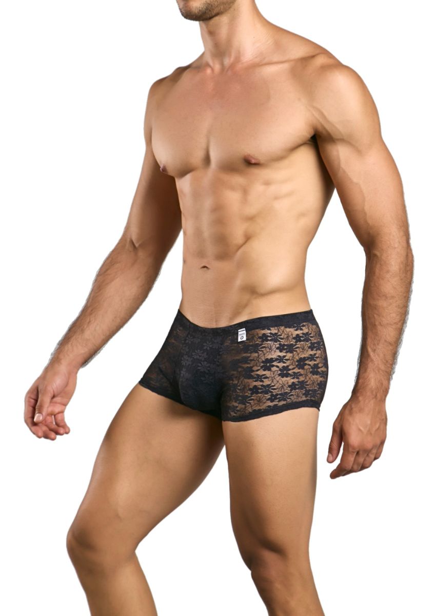 MaleBasics MBL84 Caleçons Classiques à Poche Couleur Noir Dentelle