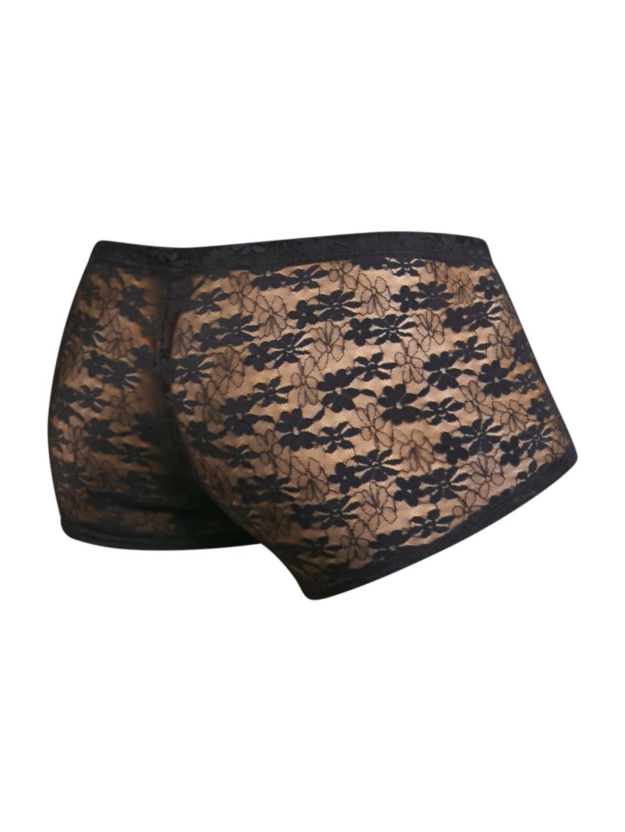 MaleBasics MBL84 Caleçons Classiques à Poche Couleur Noir Dentelle