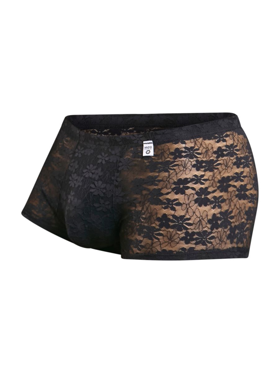 MaleBasics MBL84 Caleçons Classiques à Poche Couleur Noir Dentelle