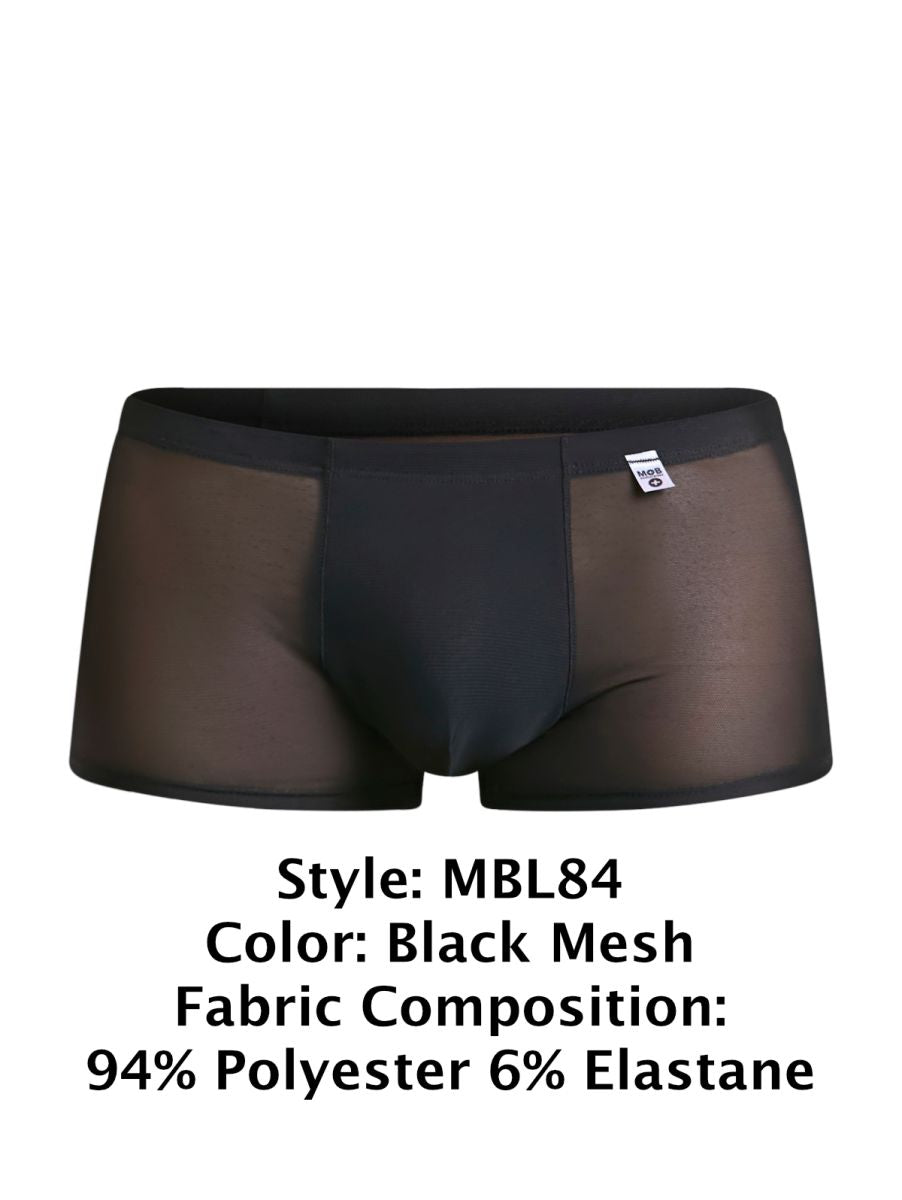 MaleBasics MBL84 Caleçons Classiques Poche Maille Noire