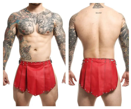 MaleBasics Lingerie homme DMBL10 DNGEON Jupe romaine Couleur Rouge