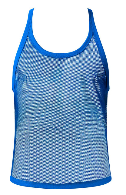 Male Power 110-11C Fishnet 2 Tank Top Farbe Royal
