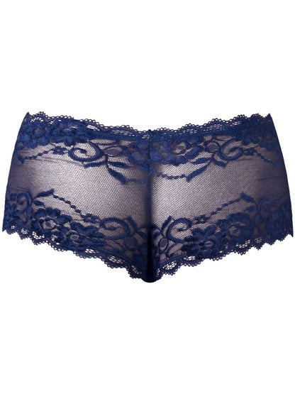 Male Power 127-280 Sassy Lace Mini Short Transparenter Beutel Farbe Navy