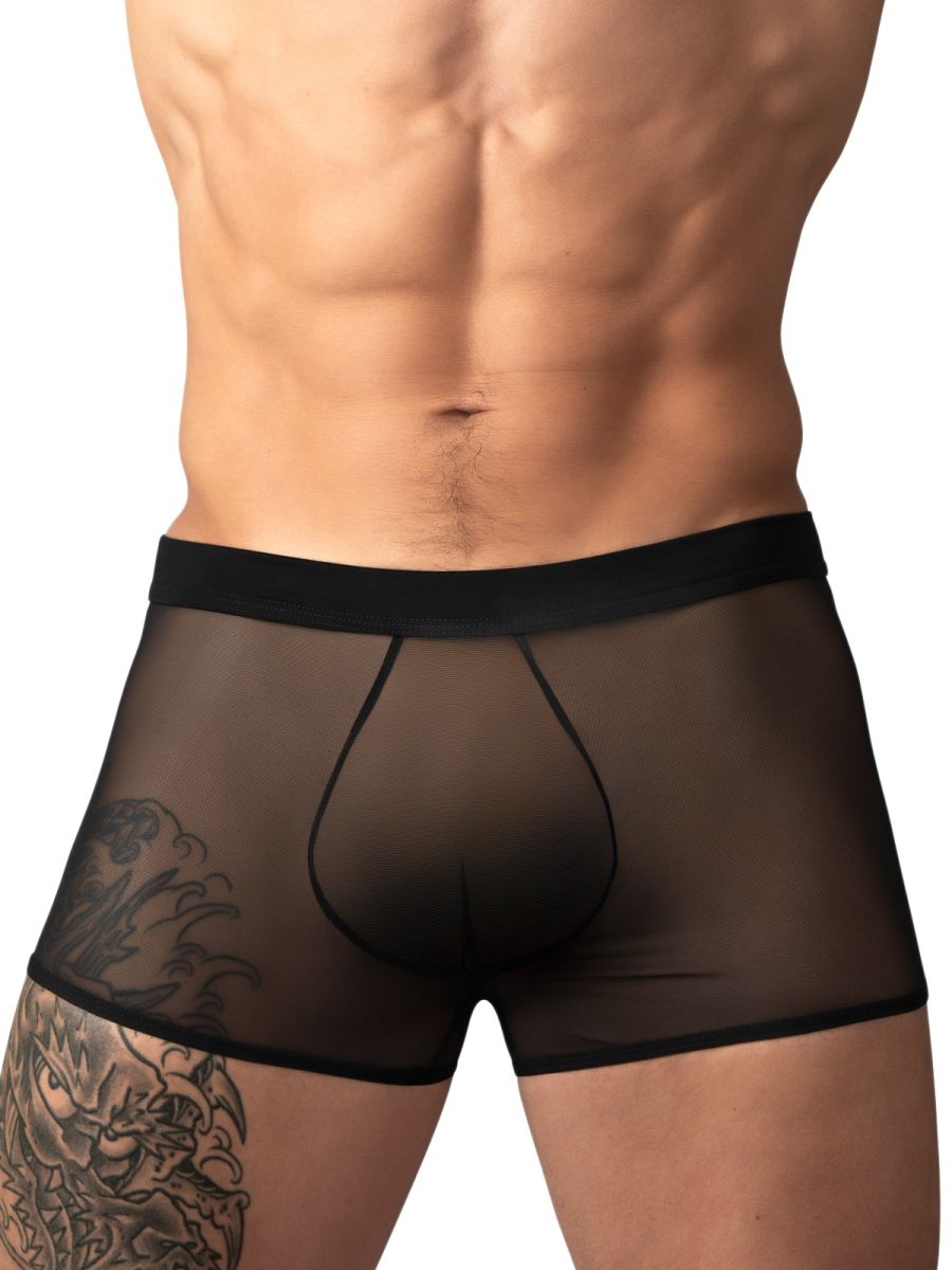 Male Power 145-307 Mesh 2 Mini-Short-Badehose, Farbe Schwarz