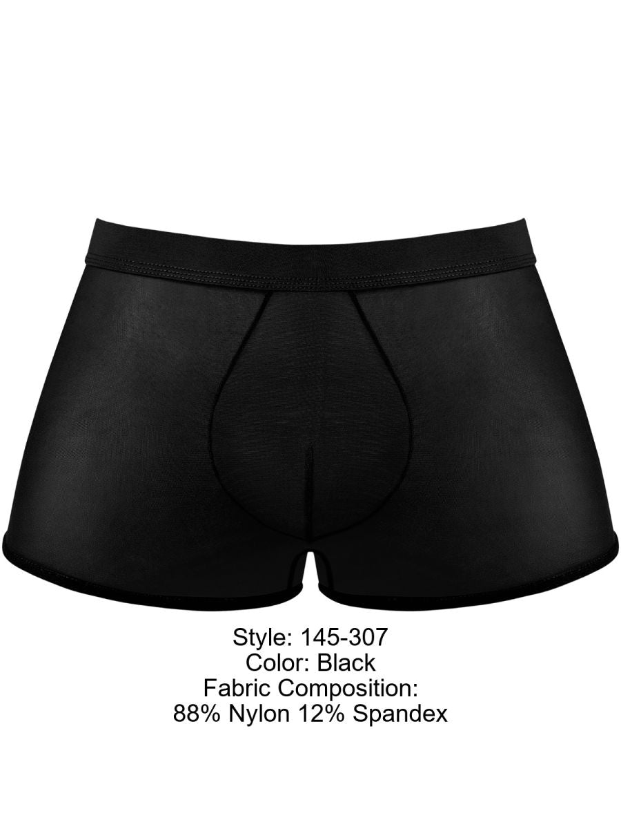 Male Power 145-307 Mesh 2 Mini-Short-Badehose, Farbe Schwarz