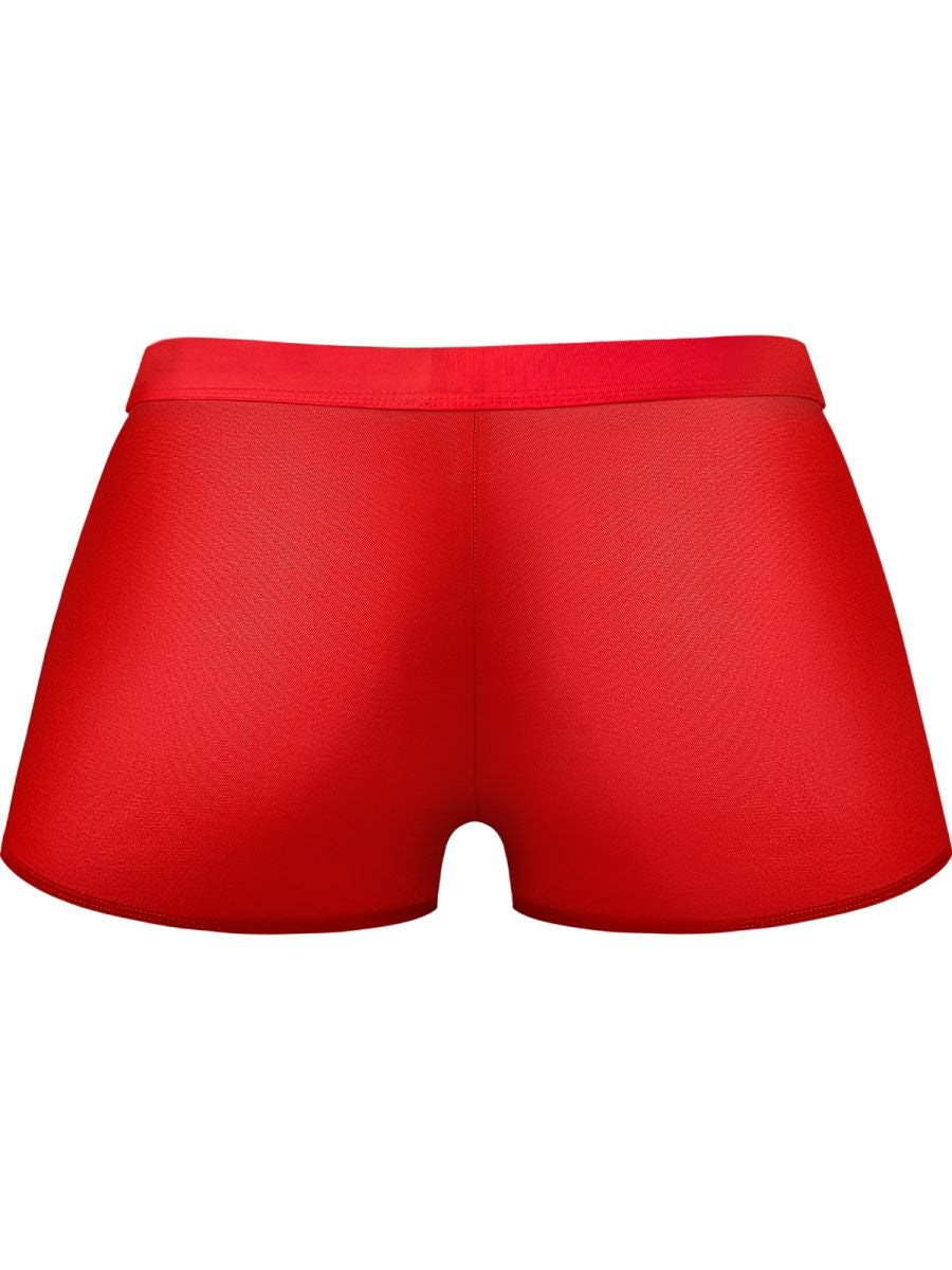 Male Power 145-307 Mesh 2 Mini Short Trunks, Farbe Rot