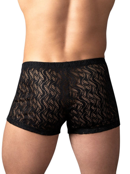 Male Power 150-305 Ripple Pouch Short Trunks Farbe Schwarz