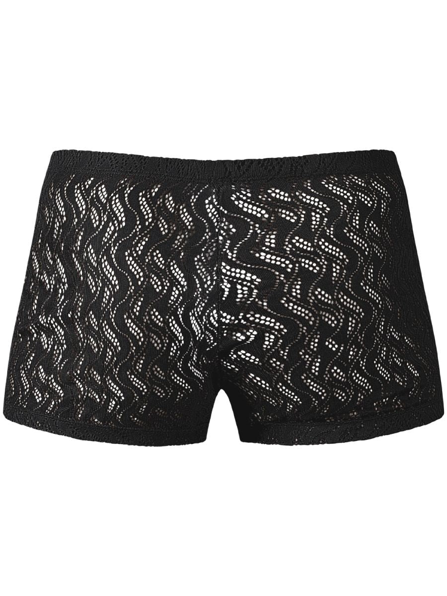 Male Power 150-305 Ripple Pouch Short Trunks Farbe Schwarz