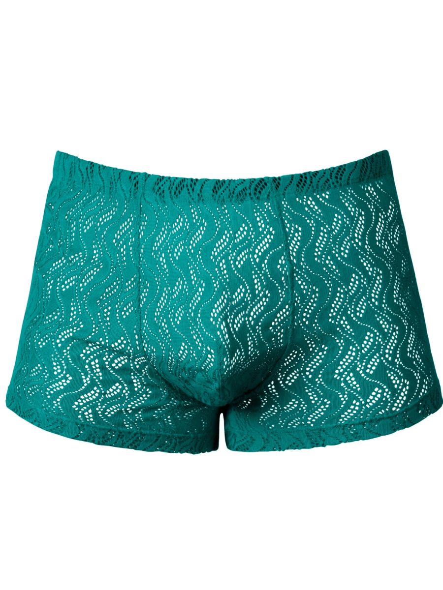 Male Power 150-305 Ripple Pouch Short Trunks Farbe Petrol