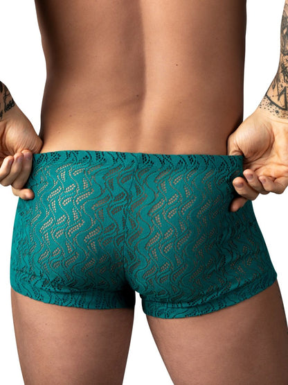 Male Power 150-305 Ripple Pouch Short Trunks Farbe Petrol