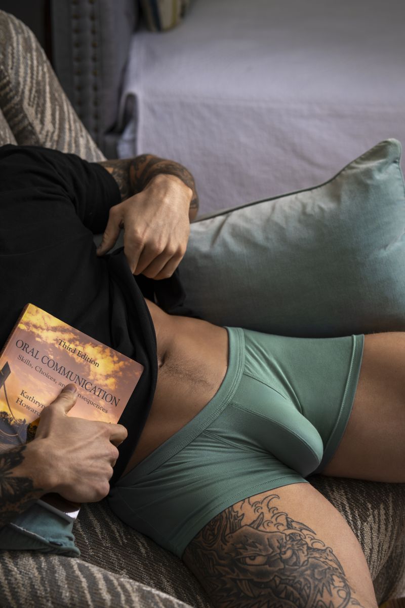 Male Power 150-308 Eco Cozy Pouch Short Trunks Farbe Grün