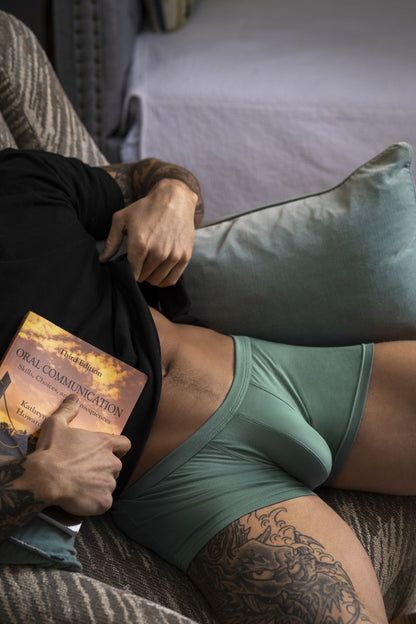 Male Power 150-308 Eco Cozy Pouch Short Trunks Farbe Grün