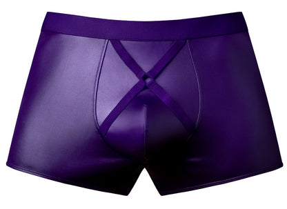 Male Power 152-302 Aubergine Crossover Short Color Plum