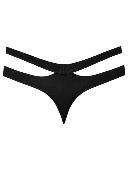 Male Power 237-308 Eco Cozy Cutout Thong Farbe Schwarz