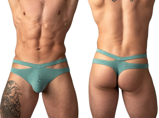 Male Power 237-308 Eco Cozy Cutout Tanga Farbe Grün