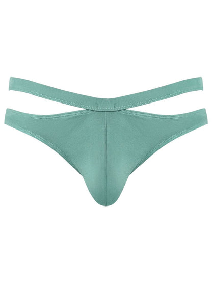 Male Power 237-308 Eco Cozy Cutout Thong Color Green