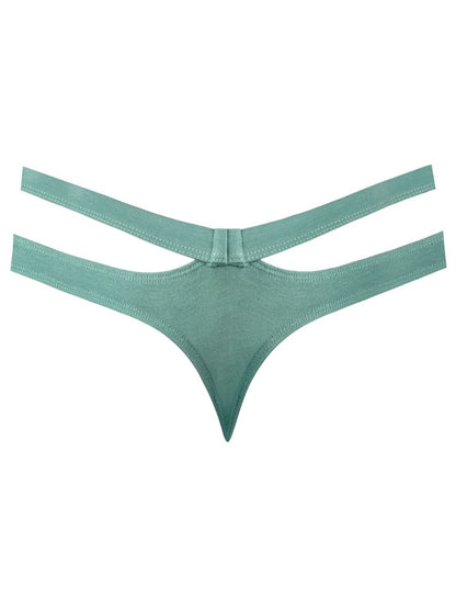 Male Power 237-308 Eco Cozy Cutout Thong Color Green