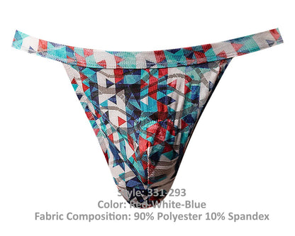 Male Power 331-293 Your Lace Or Mine Jock Color Red-White-Blue