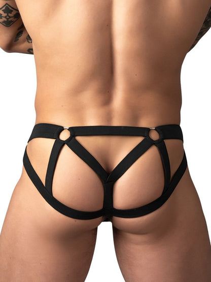 Male Power 352-307 Mesh-Träger-Ring-Jockstrap Farbe Schwarz