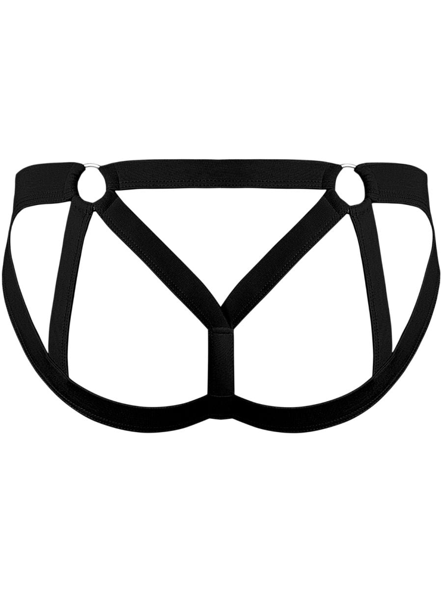 Male Power 352-307 Mesh-Träger-Ring-Jockstrap Farbe Schwarz