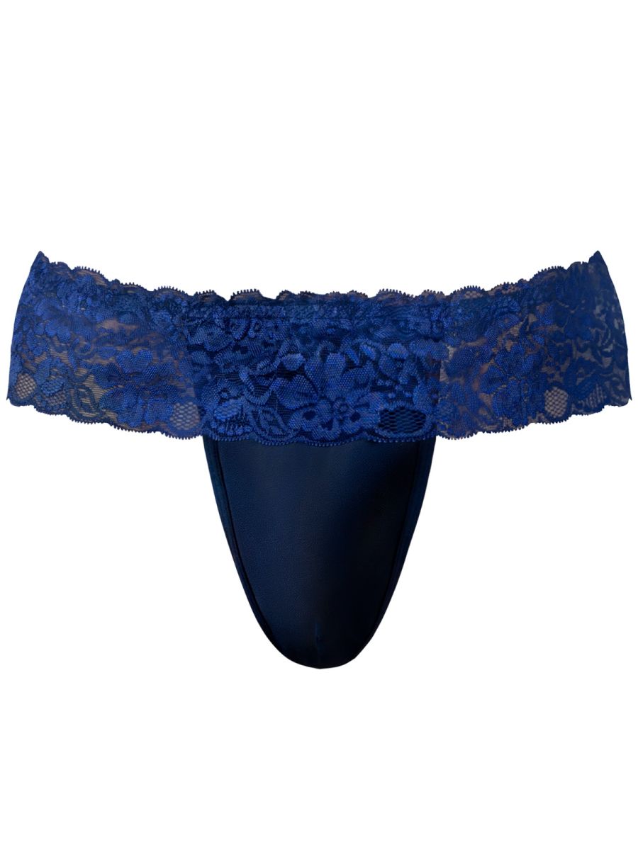 Male Power 360-280 Sassy Jock mit Spitzenrock, Farbe Marineblau