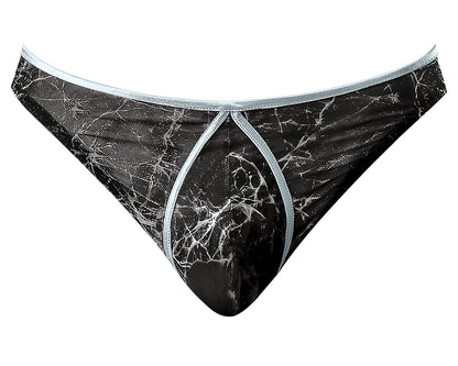 Male Power 461-290 Marble Mesh Mini Tanga Farbe Schwarz