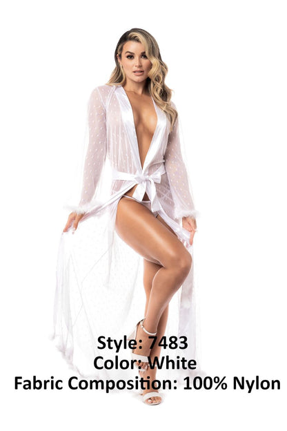 Robe longue Mapale 7483 Couleur Blanc