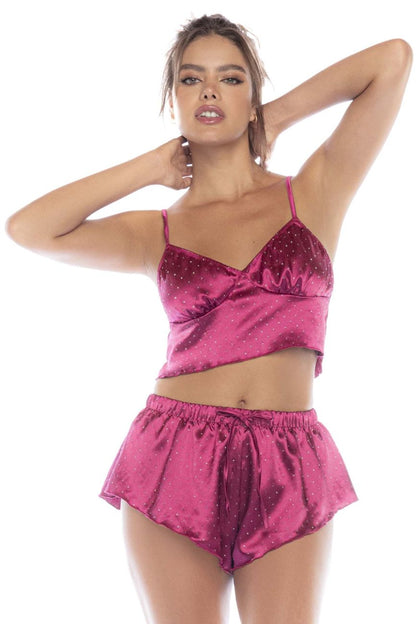 Mapale 7581 Zweiteiliges Pyjama-Set Farbe Sparkling Fuchsia