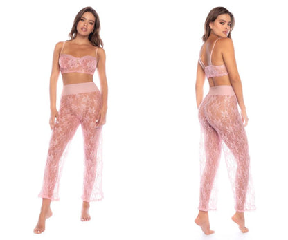 Mapale 7600 Zweiteiliges Pyjama-Set Farbe Rose