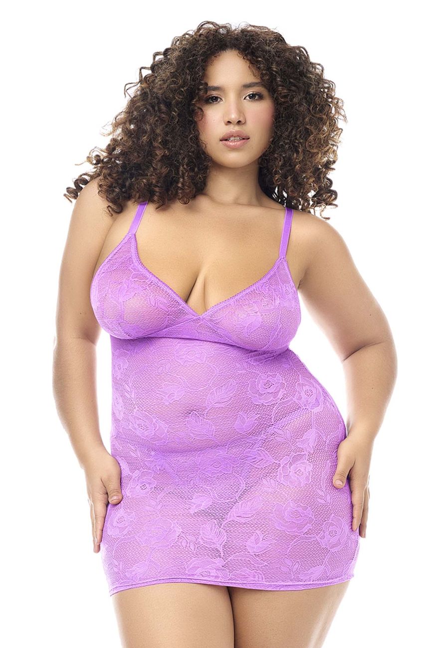Nuisette Mapale 7613X avec culotte assortie couleur Orchidée sauvage