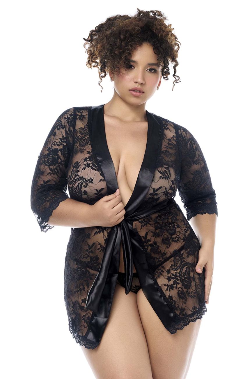 Robe Mapale 7618X avec culotte assortie Couleur Noir