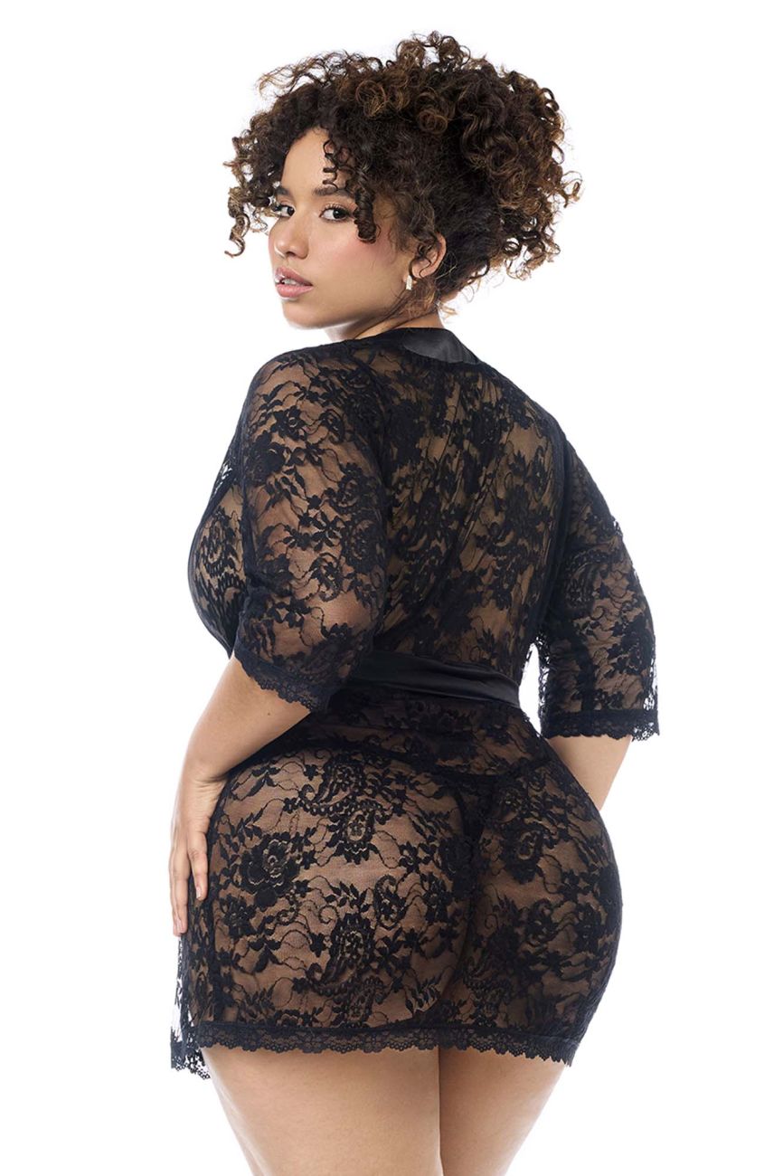 Robe Mapale 7618X avec culotte assortie Couleur Noir