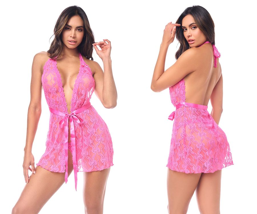 Nuisette Mapale 7622 avec culotte assortie couleur rose