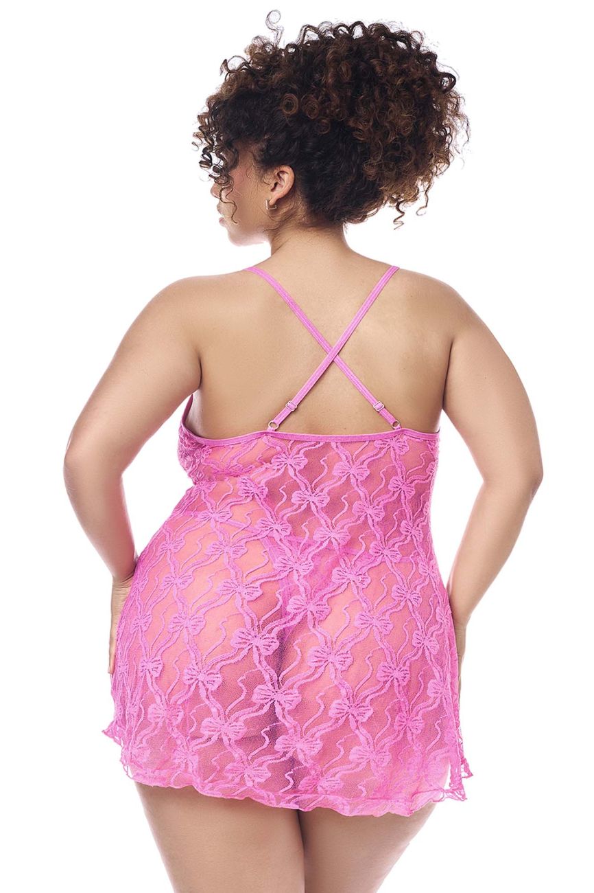 Nuisette Mapale 7623X avec culotte assortie couleur rose