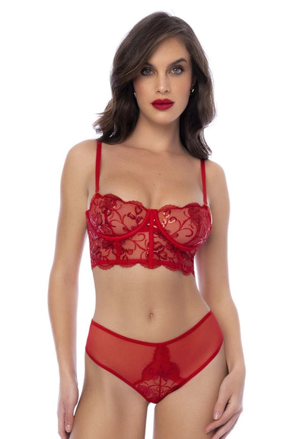 Mapale 8895 Zweiteiliges Set Farbe Rot