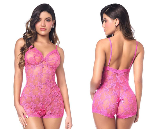 Mapale 8972 Barboteuse-Babydoll Couleur Rose