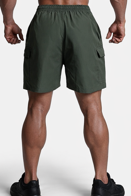 Jed North Men's Trek 4.5" Cargo Shorts - Dark Olive