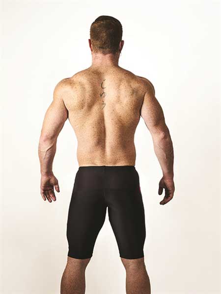 Mister B Urban Mallorca cycle shorts black red size M with snug fit smooth stretchy fabric for athletic use
