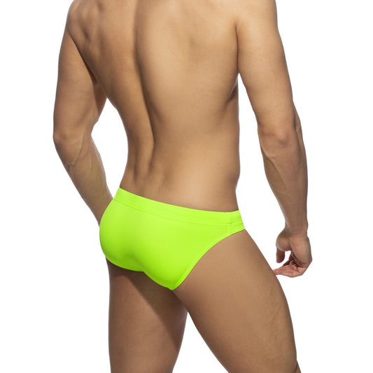 Neon swim bikini bright neon green swim trunks designed for vibrant beach and pool use