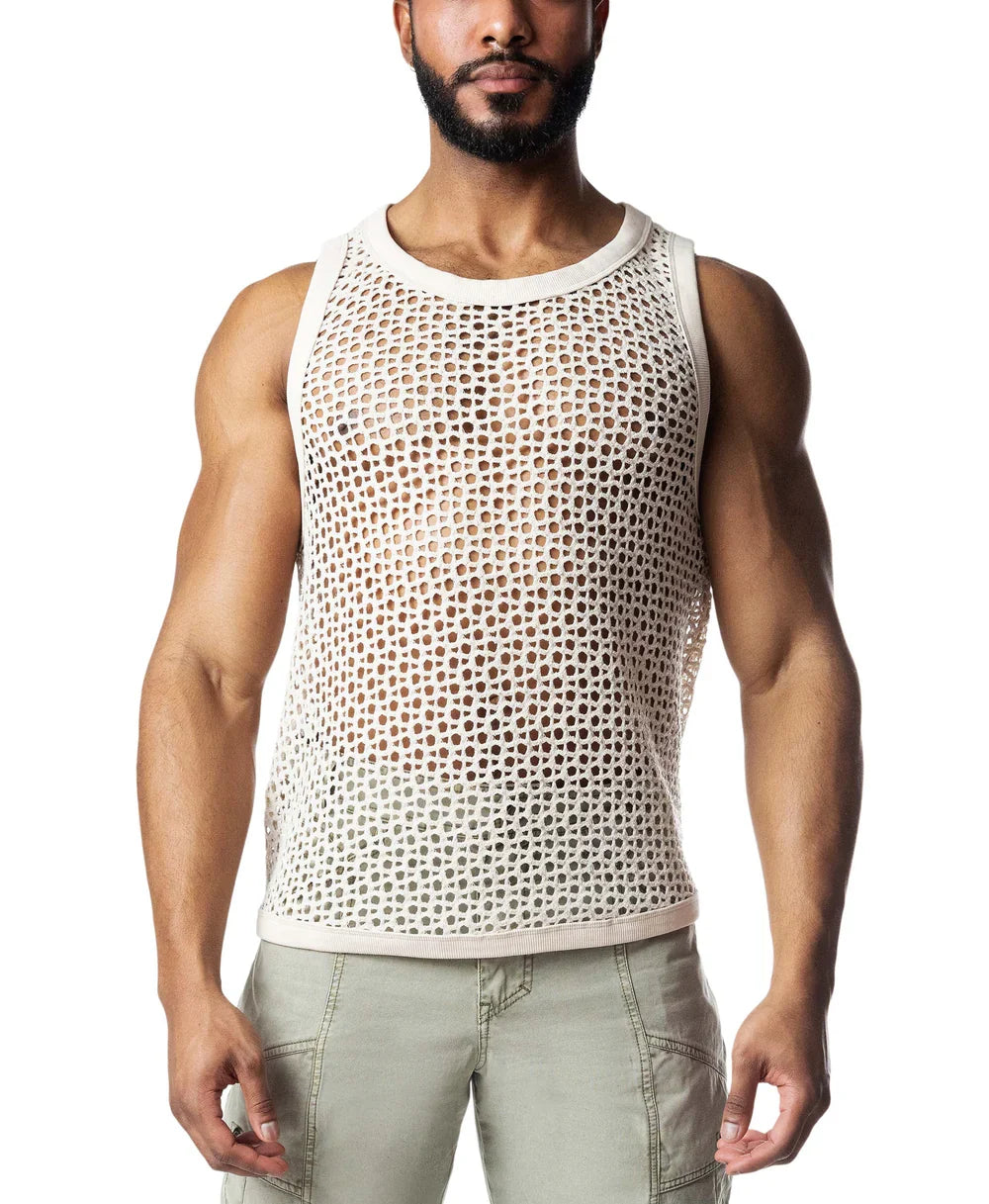 Nasty Pig Bare Knit Tank Top - Cream