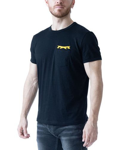 Nasty Pig Herren-T-Shirt Induction – Schwarz/Cadmiumgelb