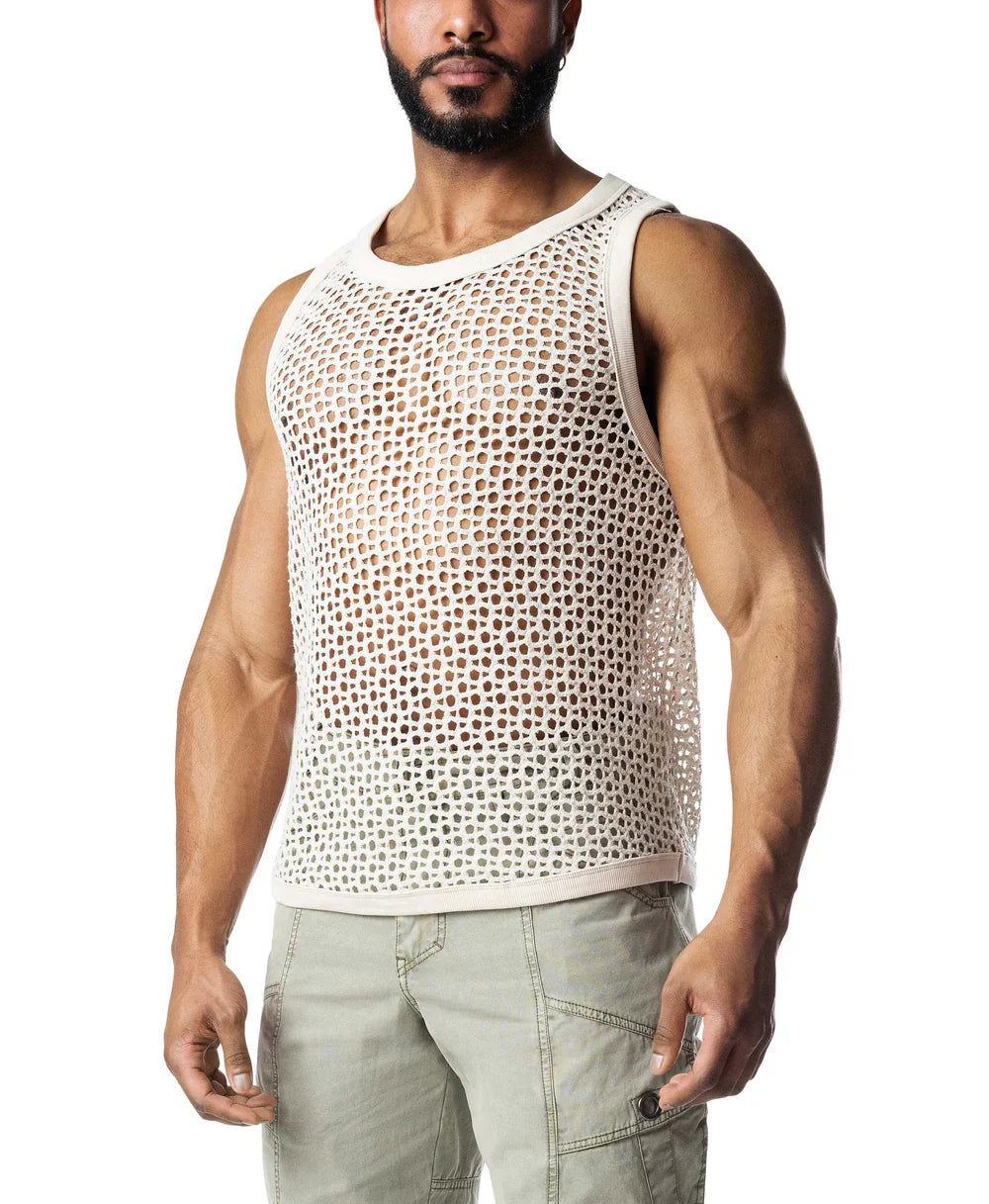 Nasty Pig Bare Knit Tank Top - Cream