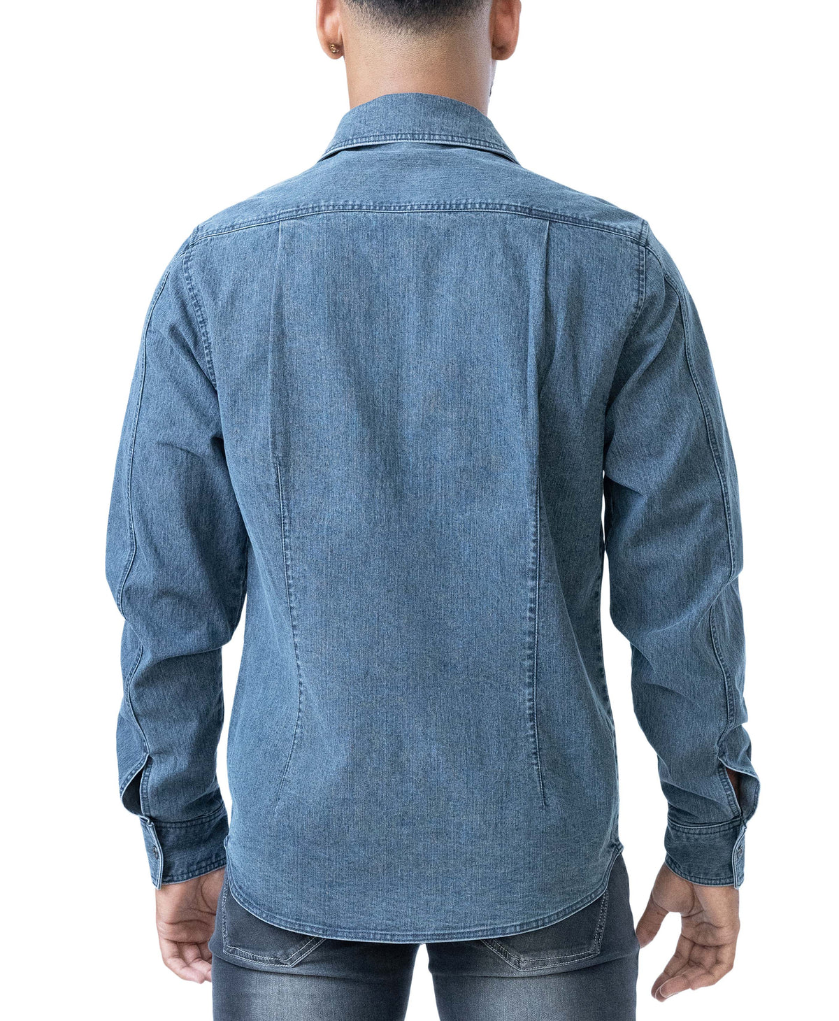 Nasty Pig Herren Body Shop Langarmshirt - Blau