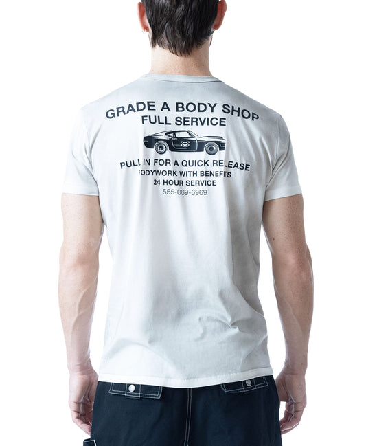Nasty Pig Herren-T-Shirt Body Shop - Weiß