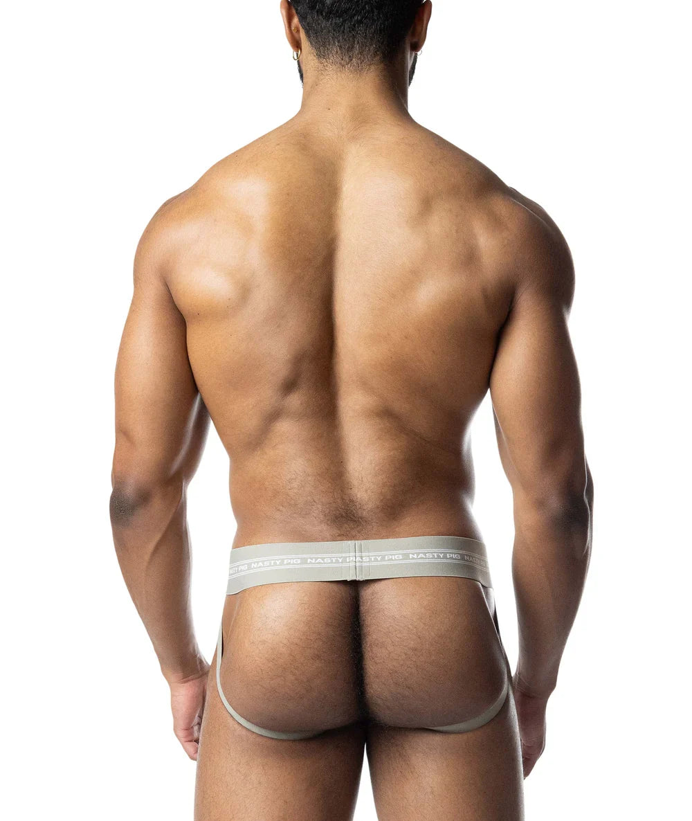 Nasty Pig Core Jockstrap Underwear - Sage Green/White